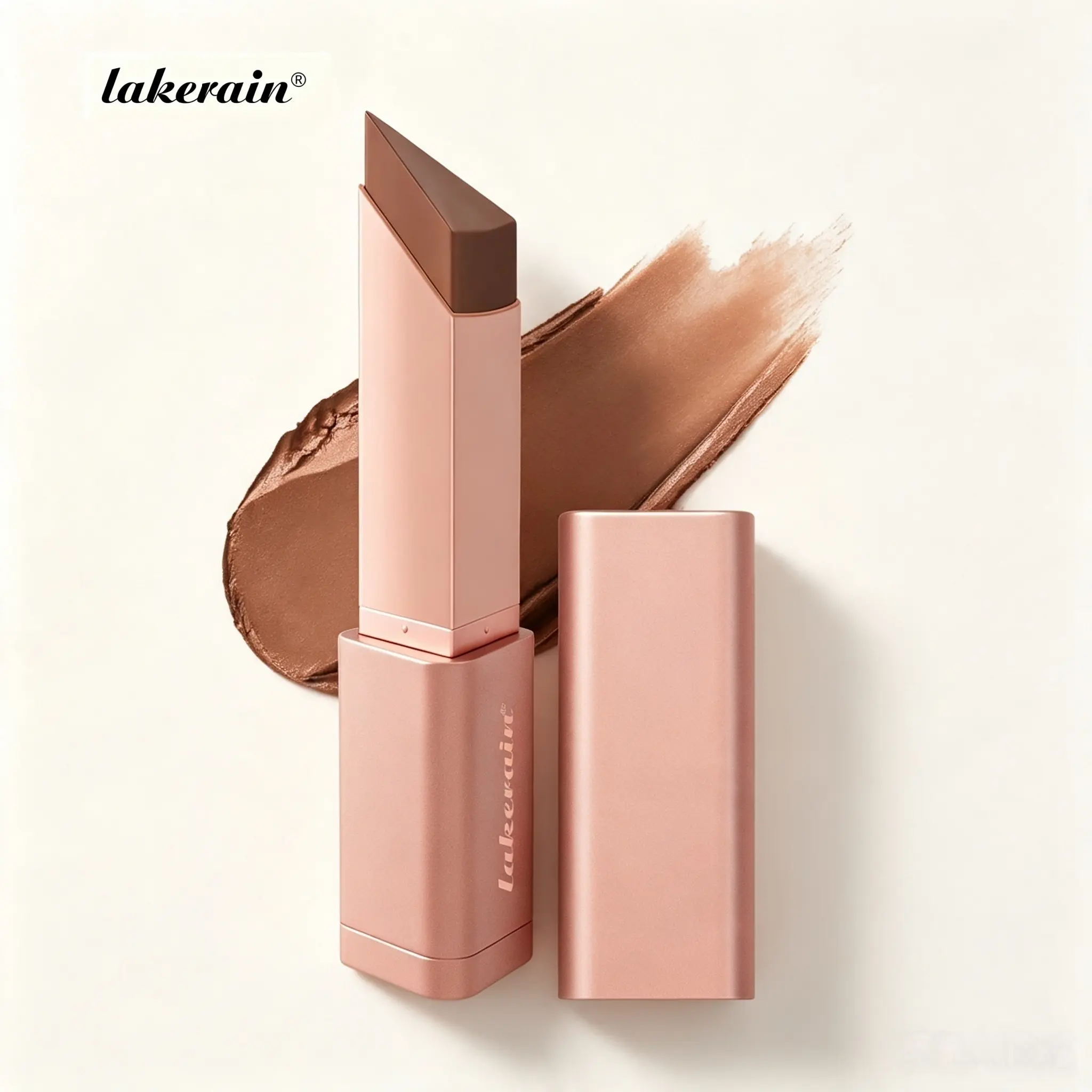 Cream Bronzer Stick, Buildable Face Bronzer & Contour Makeup, Blendable Soft-Matte Finish, Triangle Tip for Easy Application