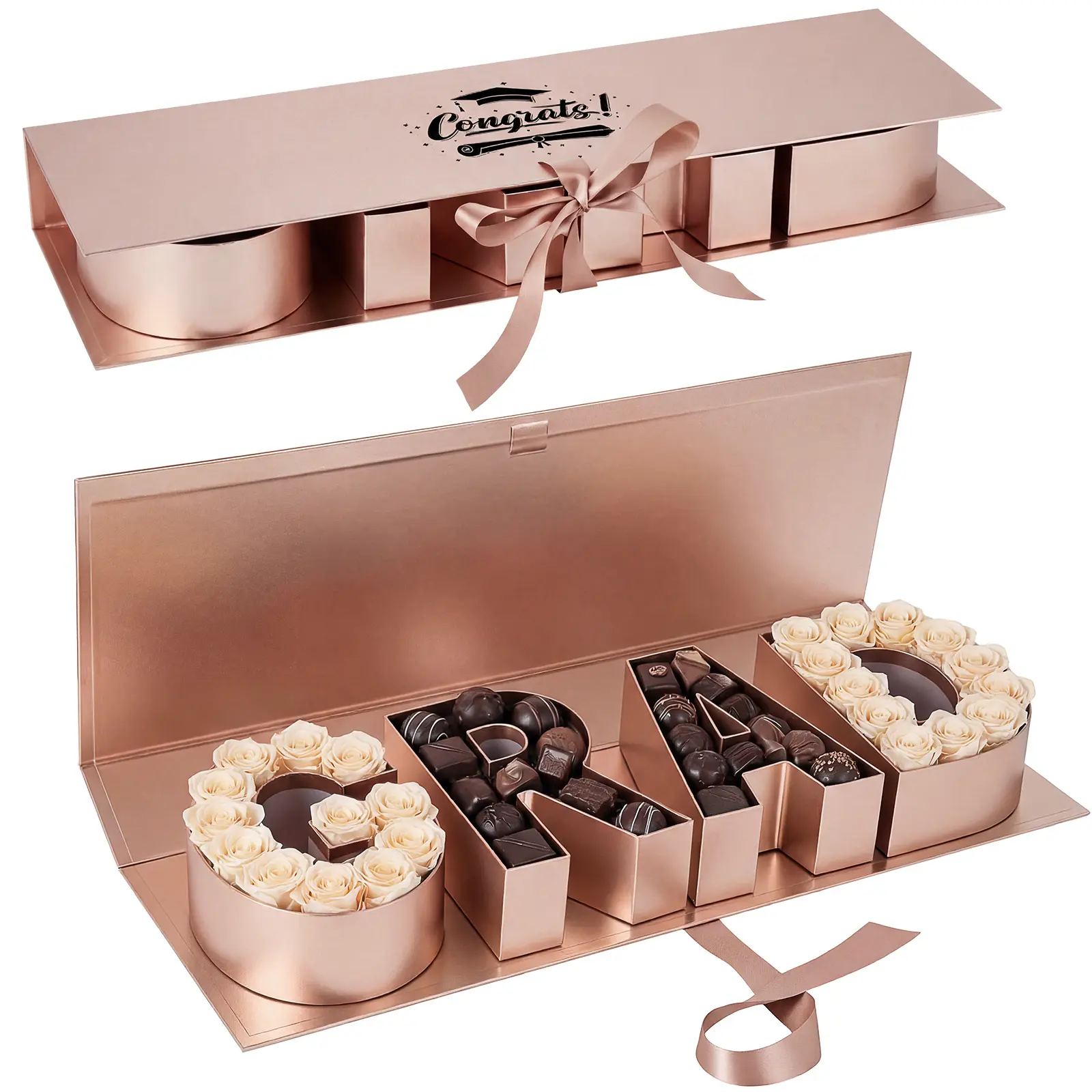 Empty Grad Box（Rose gold）