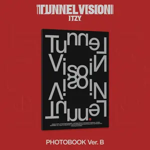 ITZY - TUNNEL VISION [Photobook - B ver.]  [COMPACT DISC - CD] Photo Book, Photos, Poster, Stickers