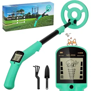 Metal Detector, Adjustable 27.5"-37.8" Metal Detector for  with Intuitive LCD Display, Lightweight  Metal Detectors with 6" Search Coil for Exploration Hiking