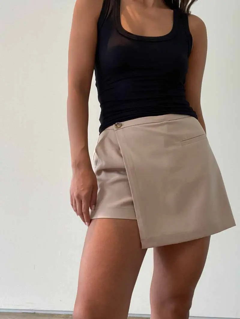 AGATHA - KHAKHI SKORT