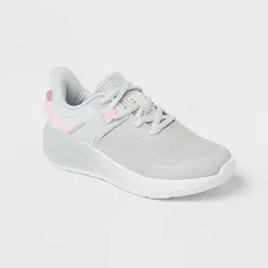 Kids' Ira Lace-Up Performance Sneakers - All In Motion Gray 2