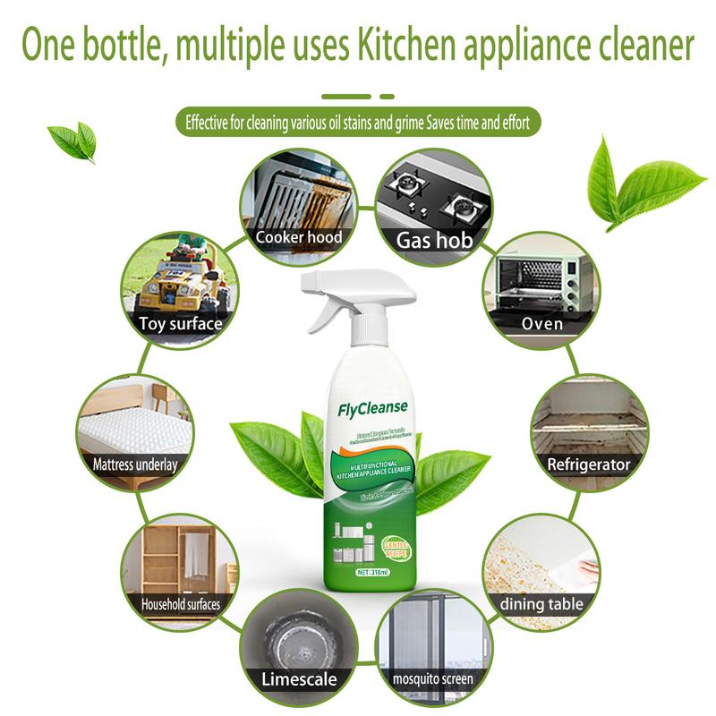 Fly Cleanse Natural Enzyme FormulaGentle and harmless tohousehold appliances, Floor Cleaner Cleaning Solution, Easy Cleaning, household items, toilet bowl cleaners 318ml