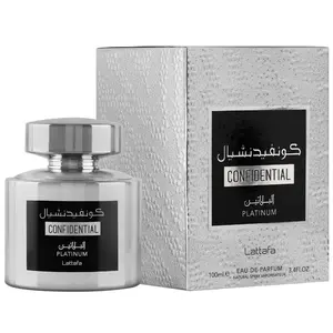 Confidential Platinum EDP - 100Ml by Lattafa Musk Patchouli