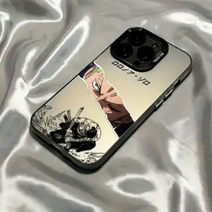 One Piece Zoro Phone Case for iPhone X, 11, 12, 13, 14, 15 & more – SS Galaxy S21 to S25 Ultra, Plus with Suction
