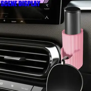 Two-In-One Car Lip Balm Holder, Silicone Sunglasses and Lip Balm Storage Box, Standing Cup Rack Tray, Portable Car Accessories