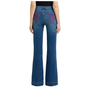 7U317C12-1ZM  7 For All Mankind Women's Dojo Tailorless Trouser Jeans - Moonwater