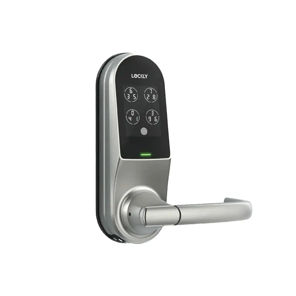 Lockly Guard PGD679DW Dual Locking Interconnected Smart Digital Electronic Code Lock - RFID, Fingerprint Reader, Wi-Fi/Bluetooth App, Touchscreen Keypad - Duo 679D, Digital Lock Security Lock