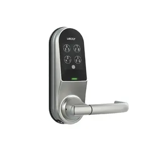 Lockly Guard PGD679DW Dual Locking Interconnected Smart Digital Electronic Code Lock - RFID, Fingerprint Reader, Wi-Fi/Bluetooth App, Touchscreen Keypad - Duo 679D, Digital Lock