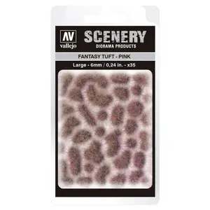 Acrylicos Vallejo VJPSC433 Fantasy Tuft Pink Large Scenery