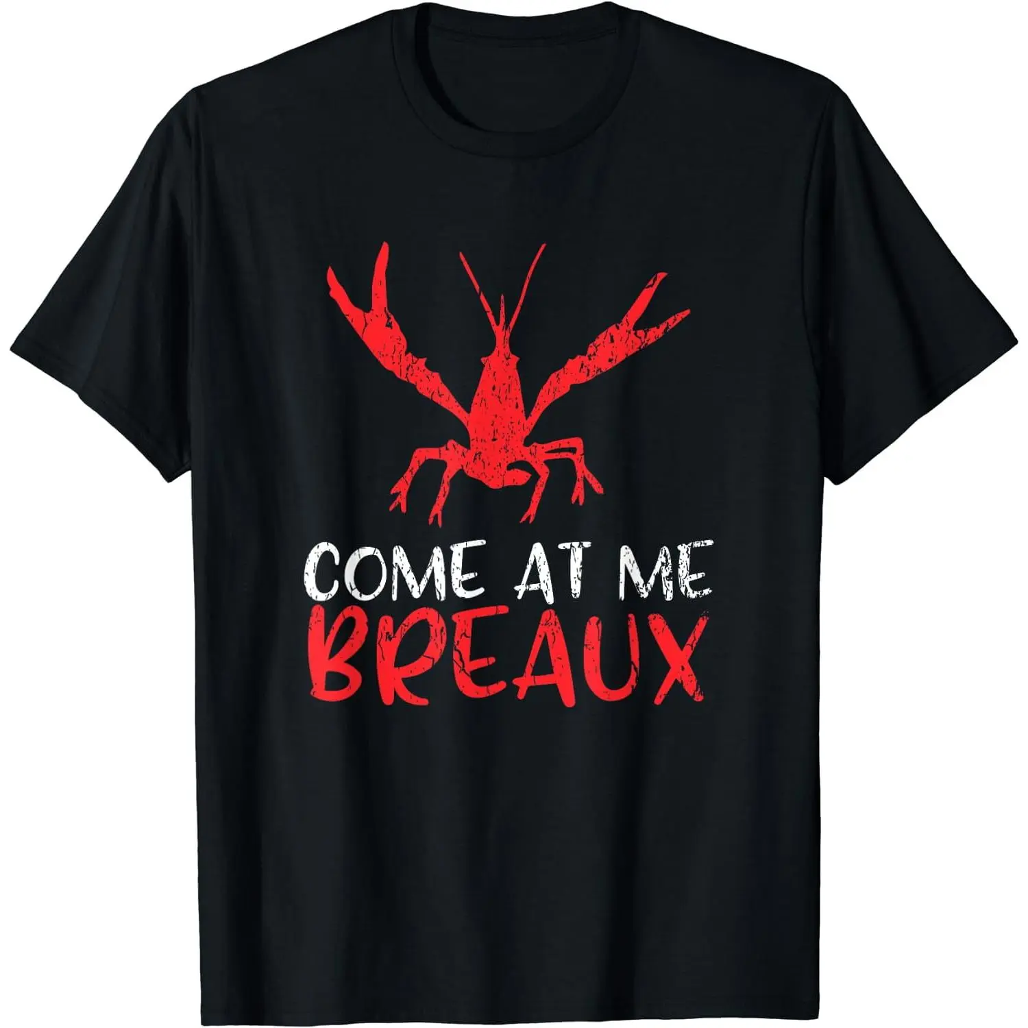 100% Cotton Crawfish Tees Funny Cajun Shirt