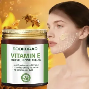 Vitamin E Moisturizing Cream, Long-Lasting Hydration, Brightening, for Face Body Hands, Unisex, 100g, All Skin Types, Daily Skincare Essential