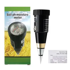Handheld Soil Moisture Ph Meter, Acidity Humidity Tester, Metal Sensor Probe, 3~8ph Hygrometer, Garden Tool, No Battery Required