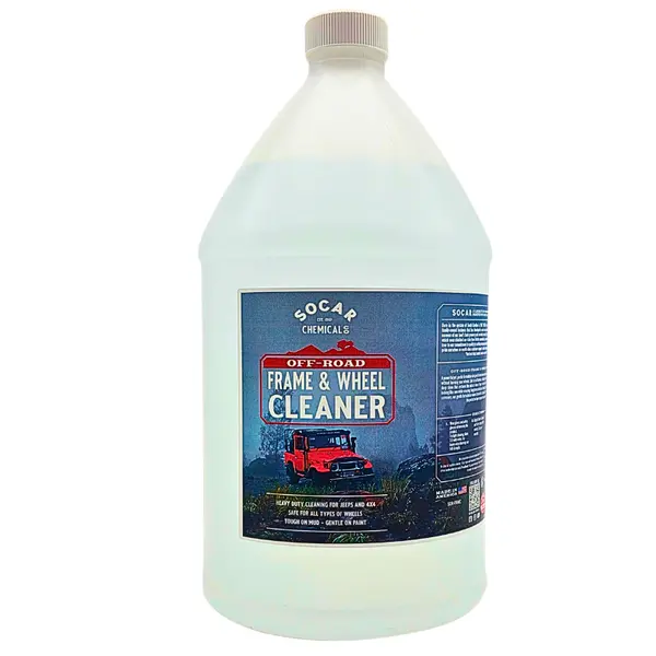SOCAR Heavy-Duty Off-Road Frame & Wheel Cleaner Spray - Automotive Cleaner for Trucks, SUVs - Removes Brake Dust, Mud, Road Grime from Tire, Undercarriage