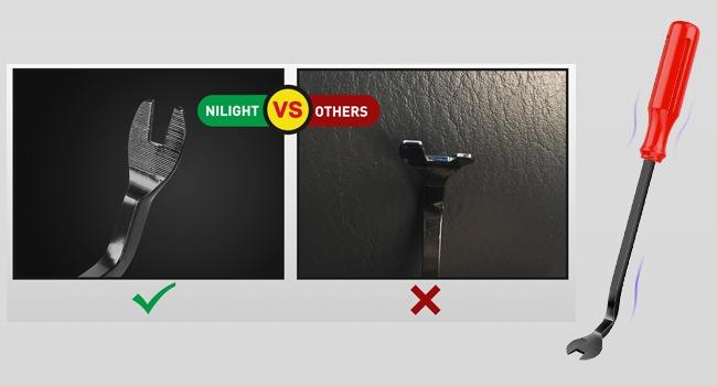 Nilight 3PCS Clip Pliers Set & Fastener Remover Auto Trim Removal Tool Kit Auto Upholstery Combo Repair Kit with Storage Bag for Car Panel Dashboard