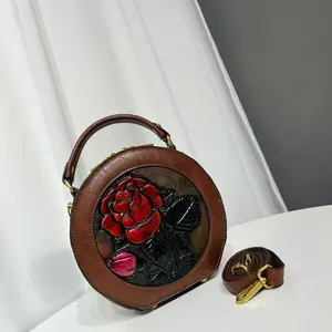 Z72-New portable small round bag fashion bucket bag four seasons women's bag