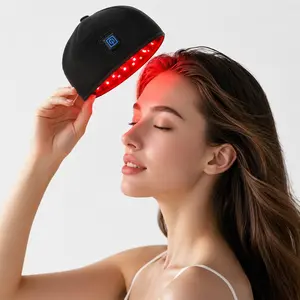 Festival Gift, 120 LED Scalp Care Light Cap, 660nm Light and 830nm Infrared, Near Infrared Phototherapy Hat, Adjustable Hair Bonnet