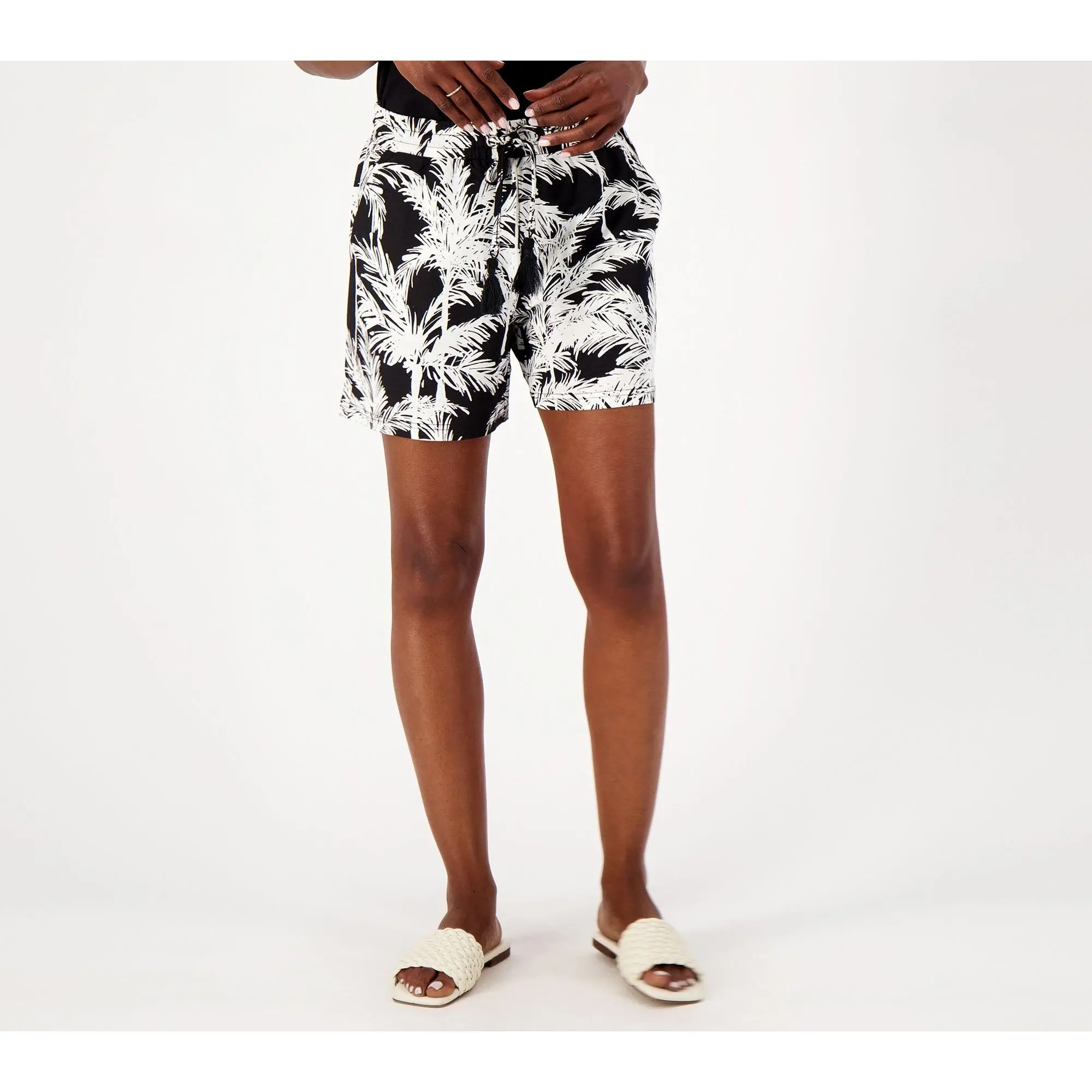 Belle Beach by Kim Gravel Cabana Knit Tassel Short