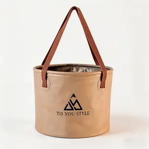 20L Collapsible Water Bucket, Portable Folding Bucket for Outdoor Camping Travel Fishing, Easy to Carry & Store