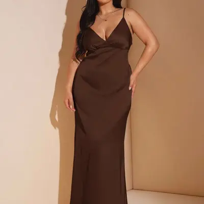 sorority formal dresses plus size Ever-Pretty Sequin Short Sleeve V-Neck Asymmetrical Hem Formal Dress main image 1