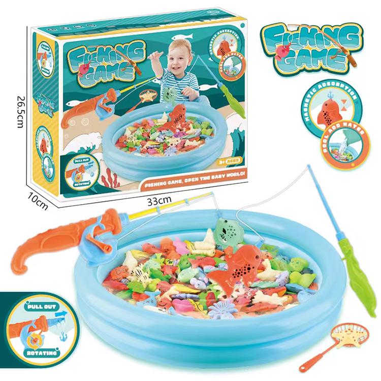 48PCS Magnetic Fishing Bath Toys Game Set,Swimming Fish Toys for Bathtub,Water Table Bathtub Toys for Toddlers Kids Age 3-6, Pool Toys for Pretend Play&Education Teaching&Learning Colors