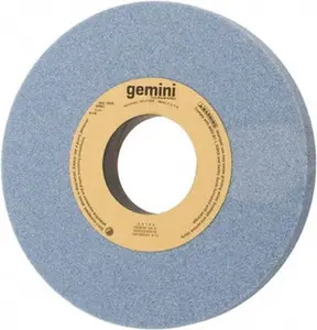 NORTON Type 1 Aluminum Oxide Surface Grinding Wheel - 10" Diam, 3" Hole, 1" Thick, H Hardness, 46 Grit Coarse Grade, 2480 Max RPM, No Recess, Model 66253246878