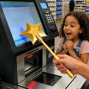 1pc 3D Printed Wand Tap to Pay, Tap to Pay Wand, Starlight Wands, Magical Star Wands Contactless Payment Card Holder, Suitable Scenarios for Card Payment，Birthday Gifts, for Family and Friends, Valentine's Day Gifts