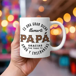 Gracias Papá 11oz or 15oz Ceramic Coffee Ceramic