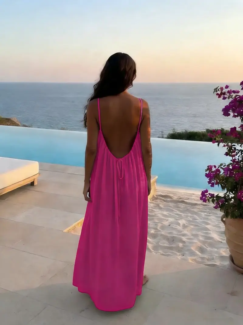 backless draped maxi dress Galilea Crepe Draped Maxi Dress / Cornflower Blue | MESHKI