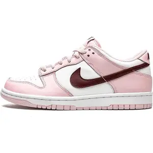 Youth Nike Dunk Low Pink Foam/Dark Beetroot-White (CW1590 601) (GS)