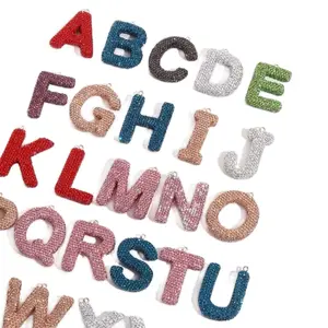 Bling Sparkly Initial Letter Keychain for Women and Girls - Cute Backpack and Car Key Accessories