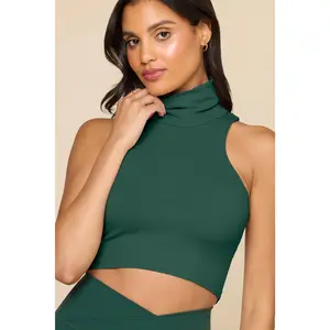 I Feel Cute Crop Top - Pine