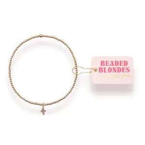 Mini Cross Charm Bracelet (Kids Size)