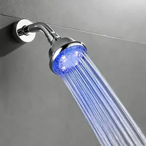 Water-Powered Color-Changing LED Shower Head with Temperature Control, No Batteries Needed, Ideal for Bathroom Decor & Festive Gifts