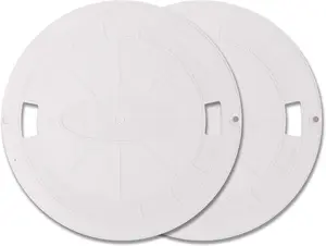 (2 Pack) Exact Replacement SPX1070C Skimmer Cover - Heavy-Duty Pool Skimmer Lid Direct Replacement for SP1070, SP1071 and SP10712S Automatic Skimmer Models