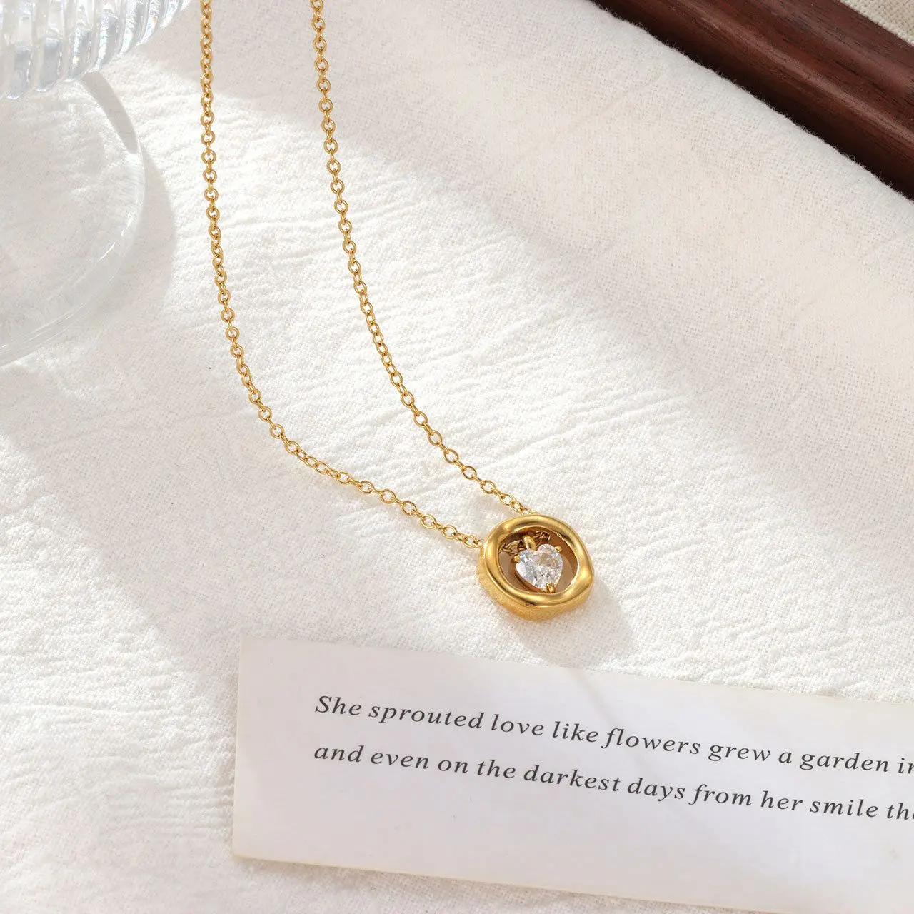 Round Diamond Necklace