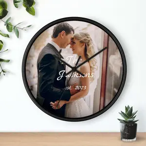 Personalized & Customized Wall Clocks: Add Your Own Image & Text