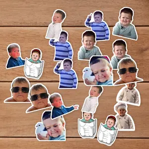 Stickers Pack 20 Pcs Hasbulla Waterproof Vinyl Bike Magomedov Laptop Meme Bumper Luggage Water Guitar Colorful Skateboard Car Bottle Aesthetic