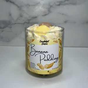 BANANA PUDDING SOY/COCONUT WAX CANDLE