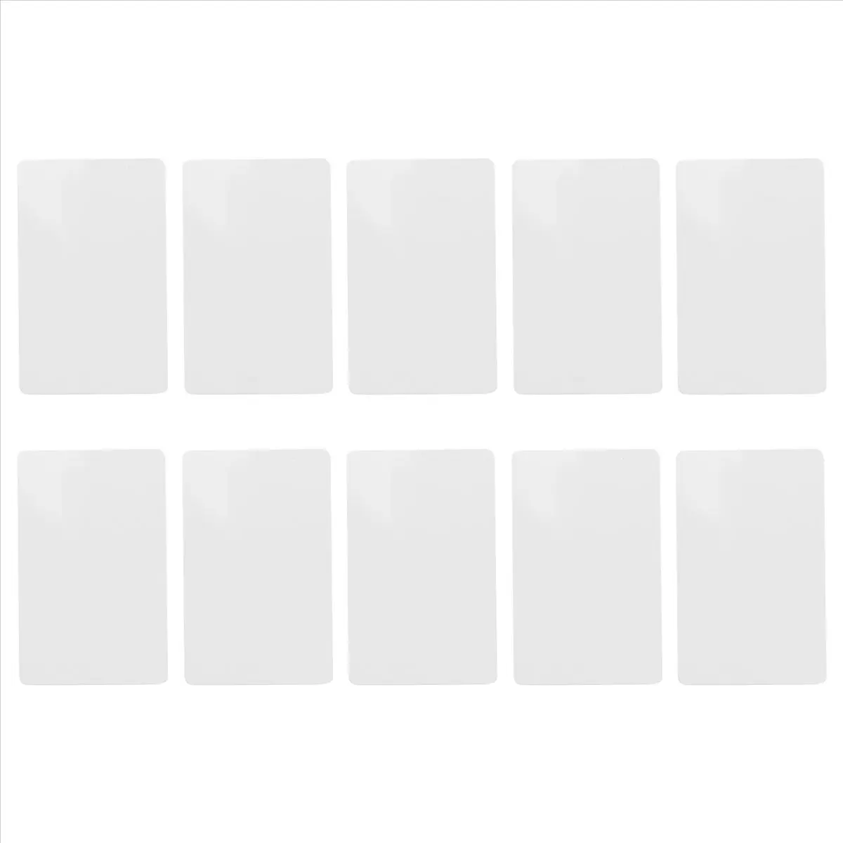 10PCS 13.56Mhz RFID NFC Smart Chip Badges - 0 Sector Writable UID Tags, Thin Access Control Cards, Repeated-Write IC Keyfobs for Sauna, Entrance Guard, Attendance Management, Household Appliance Parts