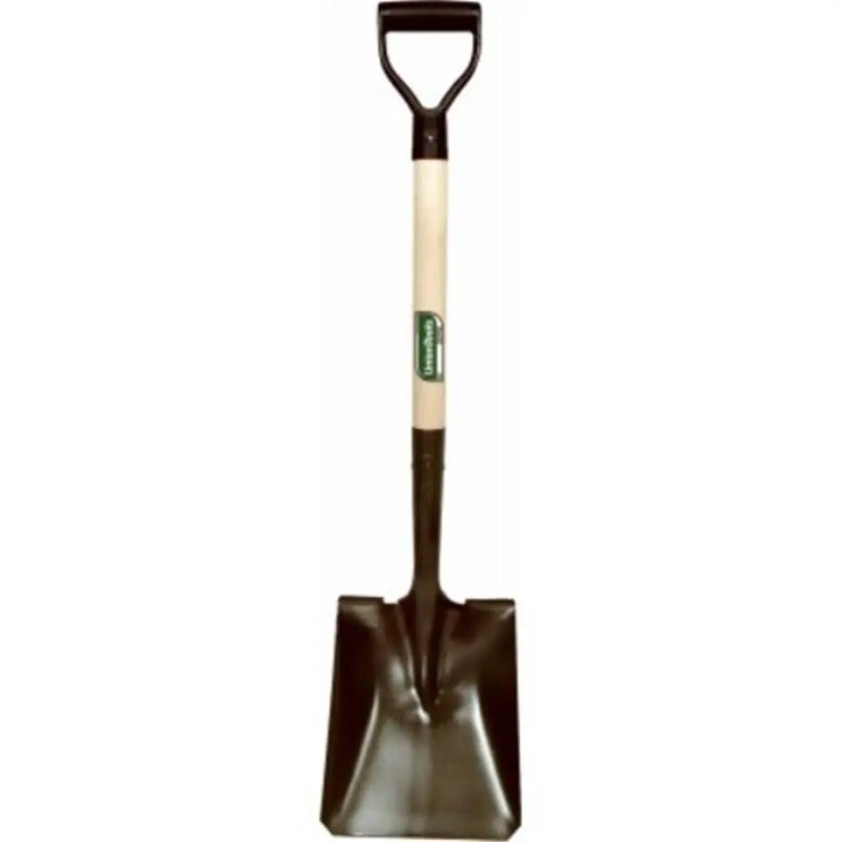 Great States 113961 Green Thumb Square Point Transfer Shovel with Wood D-Handle