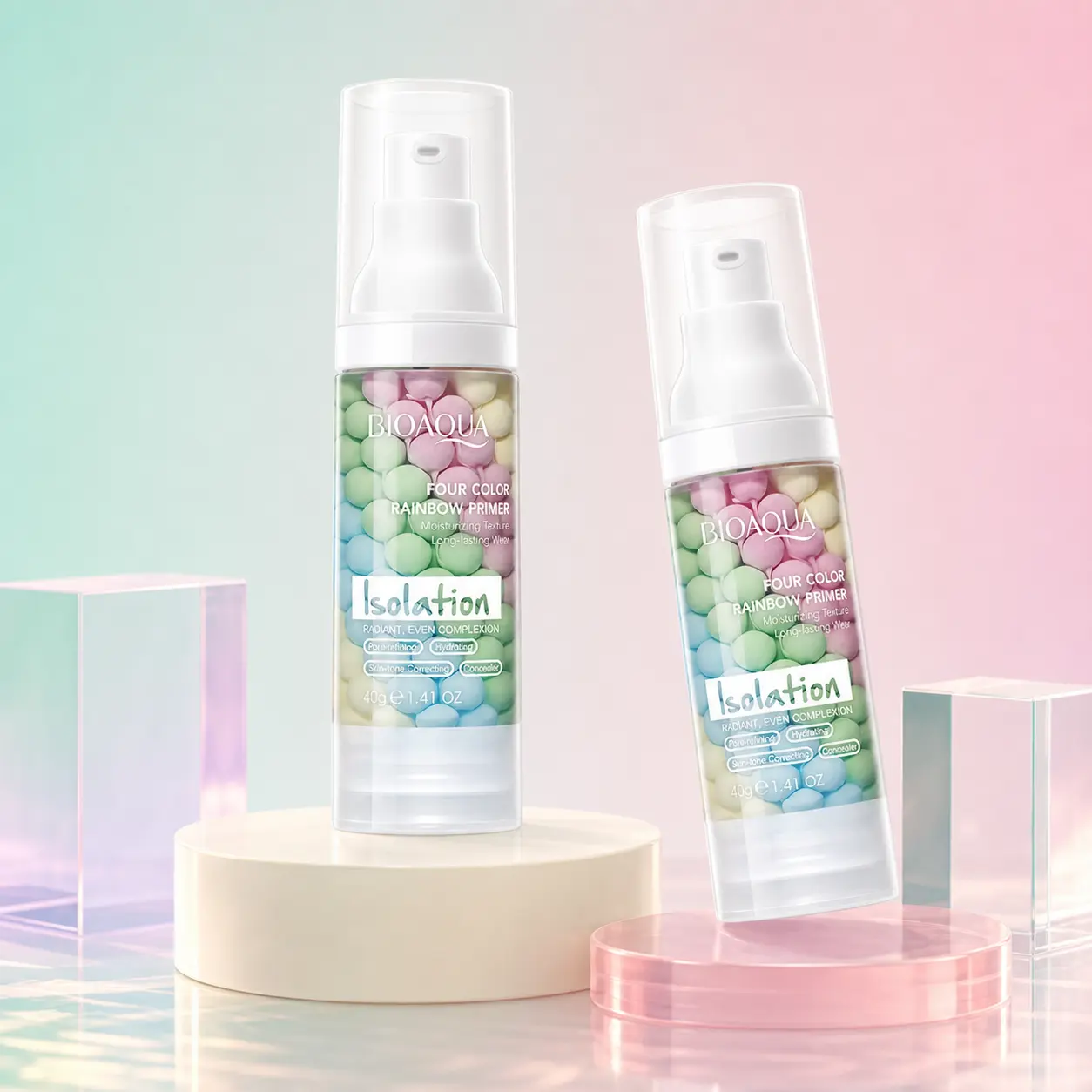 4-in-1 Face Primer - Flawless, Lightweight, Daily Makeup Base with Moisturizing, Hydrating, Smoothing, Skin Tone-Evening, Blurring Effects & Sheer Natural Finish,back to school