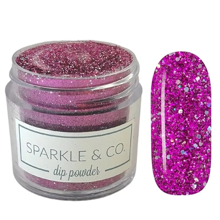 Sparkle & Co dp.289 Grown Up Glitter 1 ounce Dip Powder For Nails - 1 Jar Lasts 20-25 Manis