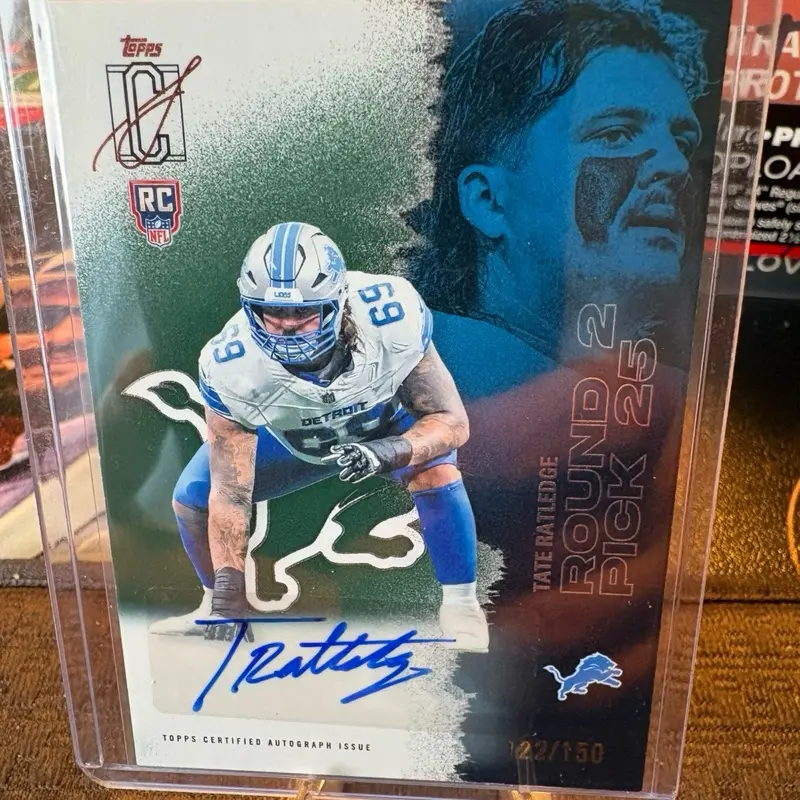 2025 Topps Signature Class Tate Ratlege Autographed Rookie Card (RC), 122/150 Limited Edition