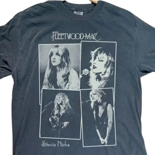 Fleetwood Mac Vintage Band Shirt, 90s Classic Rock Tee, Retro Music Graphic T-Shirt, Unisex Fan Gift, Iconic Band Merch
