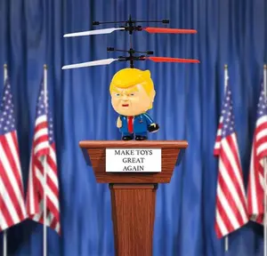 Donald Trump Flying Remote Control Big Head Sensor Helicopter Drone