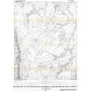 Antelope Knoll Quadrangle Geologic Map - Northern Mohave County, Arizona