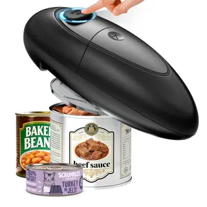 Phueut Automatic 1-Touch Electric Can Opener - Battery-Operated Handheld, Smooth Edge Blade, Food-Safe Kitchen Gadget with Traditional Lid Removal, Fits Almost All Can Sizes for Seniors with Arthritis