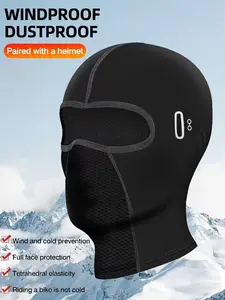 Thermal Balaclava Face Mask, Outdoor Dustproof Mask - Full Coverage Windproof Cold Weather Headwear, Stretchy Snug Fit for Cycling, Skiing, Motorcycling, Outdoor Sports - Breathable Fabric for Men & Women - Ideal for -10°C to -20°C
