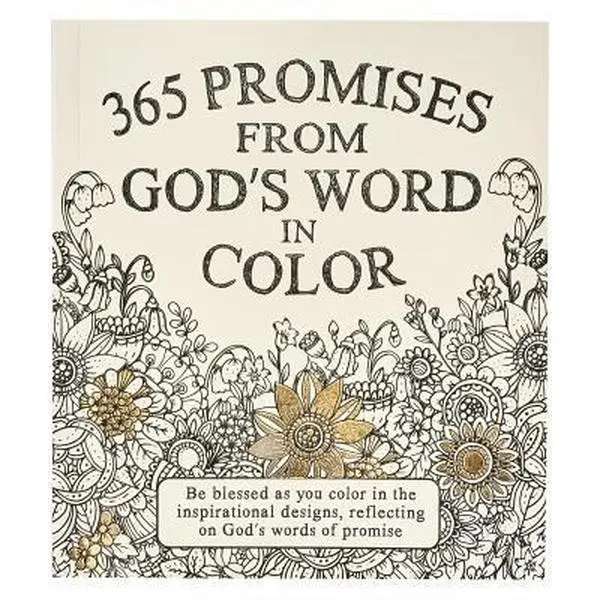 USED Book - 365 Promises from God's Word in Color by Christian Art Publishers (Paperback) - english